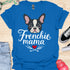 Frenchie Mama - V5 - Cute Graphic T-Shirt